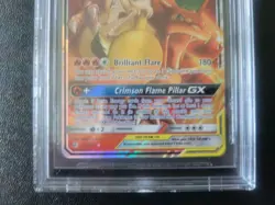 Charizard & Braixen GX Tag Team 22/236 Beckett 9.5 Gem Mint - Cosmic Eclipse - Image 3