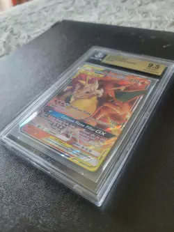 Charizard & Braixen GX Tag Team 22/236 Beckett 9.5 Gem Mint - Cosmic Eclipse - Image 5