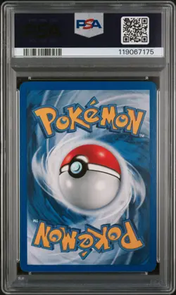 PSA 8 Entei Wizards Black Star 34 Reverse Holo Movie Promo Swirl Mint Pokemon - Image 2