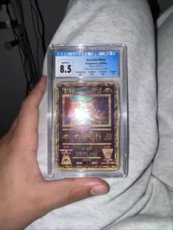 Pokemon 2000 Movie Promo Ancient Mew Cgc NM-MT+ 8.5 Full Holo - Image 1