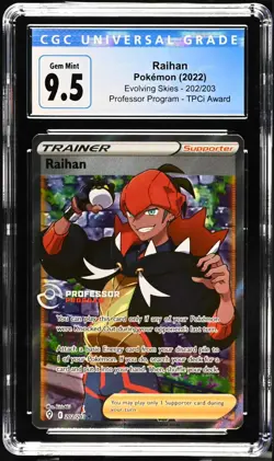Professor Program Promo Pokemon Raihan Evolving Skies 202/203 CGC Gem Mint 9.5 - Image 1