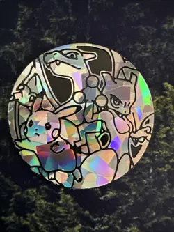 Pokemon BATTLE ACADEMY JUMBO COIN - NEW (CHARIZARD, MEWTWO, PIKACHU) - Image 1