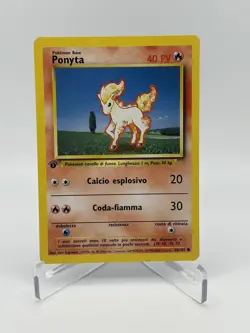 1999 original pokemon first edition italian Ponyta MP Base Set - Image 1