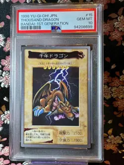 [PSA10] Thousand Dragon 15 Bandai 1st Generation 1998 Yugioh Japanese [GEM MT] - Image 1