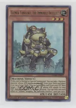Gizmek Taniguku the Immobile Intellect (UR) 1st Ed. YuGiOh Dawn of Majesty 00ah - Image 1