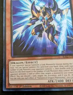 Fantastical Dragon Phantazmay RA02-EN013 1st E Prismatic Collector's Rare YuGiOh - Image 4