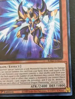 Fantastical Dragon Phantazmay RA02-EN013 1st E Prismatic Collector's Rare YuGiOh - Image 5