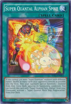 Super Quantal Alphan Spike - RATE-EN063 - Common - 1st Edition - Lightly Played - Image 1