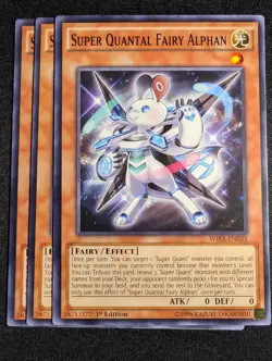 Yugioh - 3x Super Quantal Fairy Alphan WIRA-EN033 1st Edition Common NM - Image 1