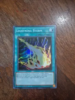 Yu-Gi-Oh! Lightning Storm RA01-EN061 Super Rare 1st Edition Near Mint - Image 1