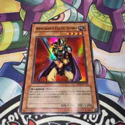 Obnoxious Celtic Guard DB2-EN112 Ultra Rare EURO Yugioh - Image 1