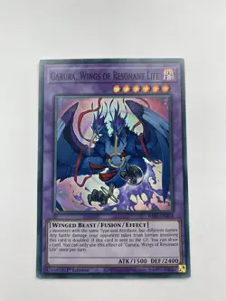 Garura, Wings of Resonant Life Yu-Gi-Oh! RA02-EN024 Super Rare - Image 1