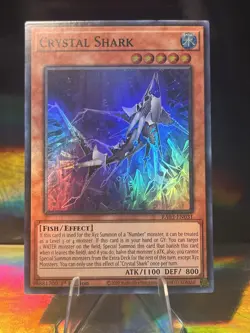 Crystal Shark (PUR) RA03-EN031 Quarter Century Bonanza 1st Edition - Image 1