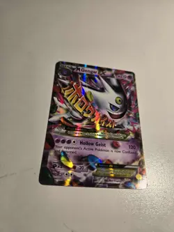 M Gengar EX MEGA (XY166) - XY Black Star Promos, Holo Rare Pokemon Card NM MINT - Image 2