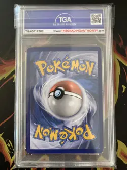 Pokemon TCG Card Charizard GX Sun & Moon SM60 Promo TGA 7.5 (PSA 7) NM+ Mint - Image 2