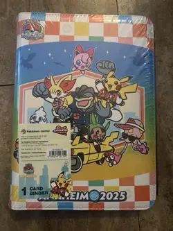 Pokemon World Championships 2025 Anaheim Pikachu Card Binder X2 - Image 1