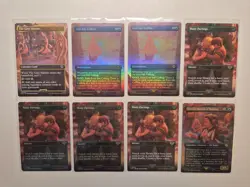 MTG - LORD OF THE RINGS - DEPARTURE TO GREY HAVENS SCENE CARDS MIXED FOIL - Image 1