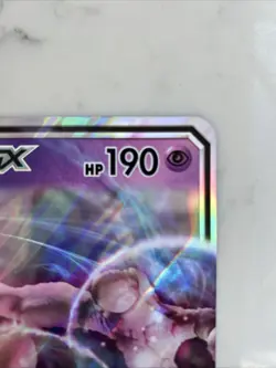 Pokemon Card Mewtwo GX SM196 Ultra Rare Black Star Promo Jumbo Mint - Image 3