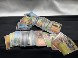 pokemon cards lot 220 Cards Over 20 Holo/ Reverse Holo With Random Vintage - Image 1
