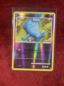 Wobbuffet 41/130 Reverse Holo Secret Wonders Nintendo 2007 Pokemon Card LP - Image 1