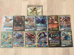 Pokemon Rare GX & EX Card Collection Set - 13 Cards Assorted Lot - Image 1