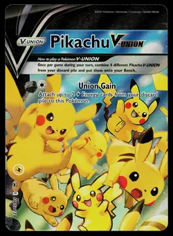 Pokemon SWSH: Sword & Shield Promo Cards SWSH139 Pikachu V-Union - Image 1