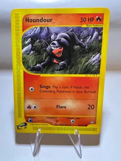 Houndour Vintage Pokemon Card English Excellent Aquapolis - Image 1