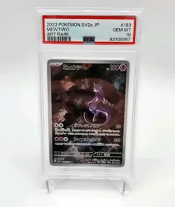 PSA 10 Gem Mint Mewtwo 183/165 AR Art Rare 151 sv2a Japanese Pokemon Card - Image 1