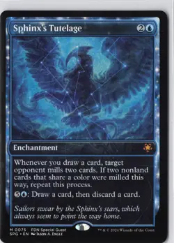 Sphinx's Tutelage (Showcase) Special Guests Regular Foundations - #75 MTG SPG - Image 1