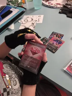 Chaos Emerald (RED) Sonic the Hedgehog Secret Lair Magic the Gathering Near Mint - Image 1