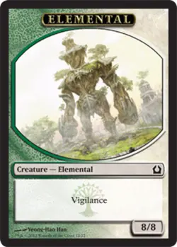 Elemental Token Light Play, English Magic the Gathering MTG Return to Ravnica - Image 1