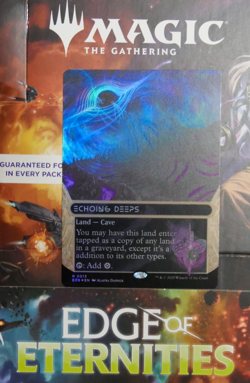MTG: Echoing Deeps (0103) (Borderless) (Galaxy Foil) Edge of Eternities: Stellar - Image 1