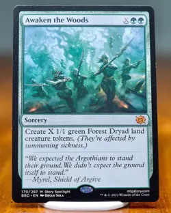 Awaken the Woods / BRO 170 / Regular / NM / Mythic / Sorcery - Image 2