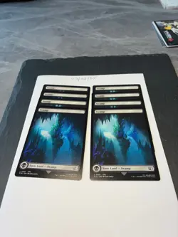 Magic the Gathering MTG Swamp (0301) Full Art x8 Land Cards NM/M Final Fantasy - Image 1