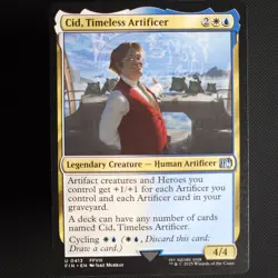 Cid, Timeless Artificer - FIN 0413 NM Final Fantasy MTG Magic pack fresh - Image 1