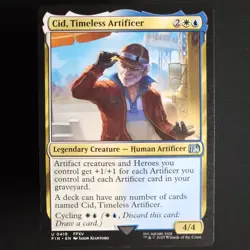 Cid, Timeless Artificer (0419) Final Fantasy Regular MINT PACK Fresh MTG - Image 1