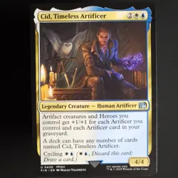 Cid, Timeless Artificer 0420 Final Fantasy Regular MTG pack fresh - Image 1