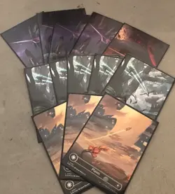 MTG - Edge Of Eternities - Lot of 22 - Galaxy Foil Regular Foil Non Foil Lands - Image 2