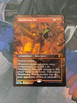 Maddening Hex - Foil Borderless Special | 7% Off 2+ | Duskmourn | NM | MTG - Image 1