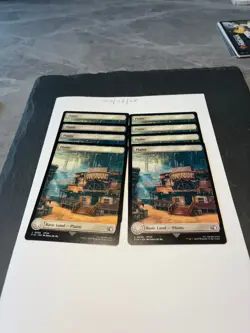 Magic the Gathering MTG Plains (0295) Full Art x8 Land Cards NM/M Final Fantasy - Image 1