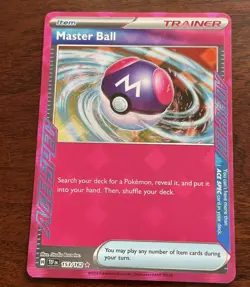 Master Ball 153/162 Pokemon Temporal Forces ACE SPEC Rare - Image 1