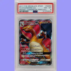 Pokemon Charizard GX Holo SM60 Premium Collection Black Star Promo PSA 8 - Image 1