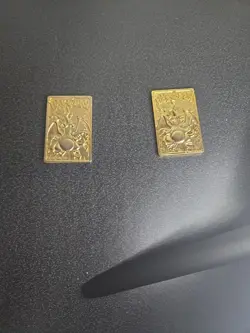 Pokemon 1999 Burger King Gold Plated Card- Charizard And Jigglypuff - Image 1