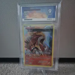Pokemon TCG Entei 15/98 X&Y Ancient Origins (NM) Holo Half Art Rare ACE 9 - Image 1