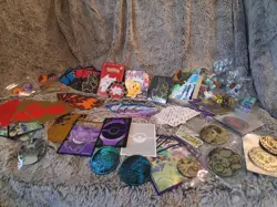 Large Pokemon TCG Flip Coin Collection Lot + Dice, Sleeves & Mini Albums & More - Image 1