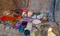 Large Pokemon TCG Flip Coin Collection Lot + Dice, Sleeves & Mini Albums & More - Image 2