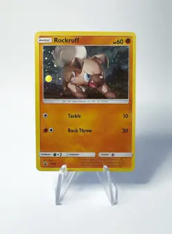 Pokemon TCG Rockruff SM06 - Sun & Moon Promo Holo - Image 1
