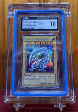 YuGiOh Dark Duel Stories Blue-Eyes White Dragon DDS-001 CGC 10 GEM MINT POP 2 💎 - Image 4