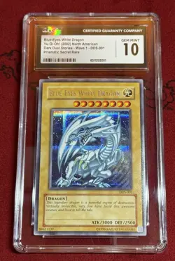 YuGiOh Dark Duel Stories Blue-Eyes White Dragon DDS-001 CGC 10 GEM MINT POP 2 💎 - Image 5