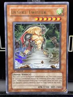 Yugioh Desert Twister TAEV-EN034 Ultra Rare 1st Edition Holo NM - Image 3